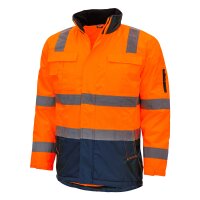 7144 // MOTION TEX VIZ Warnschutzparka Nitras neonorange