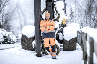 7144 // MOTION TEX VIZ Warnschutzparka Nitras neonorange