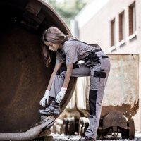 7522 // MOTION TEX LIGHT Nitras graue Latzhose