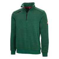 Nitras 7034 // MOTION TEX PLUS grüner Arbeitspullover