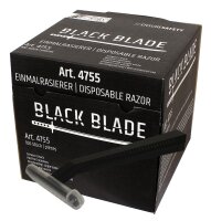 100 Stück Nitras Einwegrasierer 4755 // BLACK BLADE