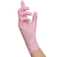 8321 // PINK WAVE 100 Paar Nitras Medical  Einmalhandschuhe