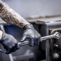8330 // 50 Stück Nitras Tough Grip N verstärkte Einmalhandschuhe