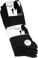 VCA Textil schwarze Socken 100 % Baumwolle Kellnersocken...