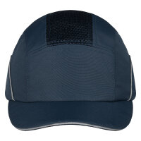 Nitras 9552 // LITE SHIELD PRO Schirmmütze in Schwarz, Blau, Neongelb und Neonorange