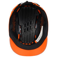 Nitras 9551 // LITE SHIELD PRO Schirmmütze (kurz) in Schwarz, Blau, Neongelb und Neonorange